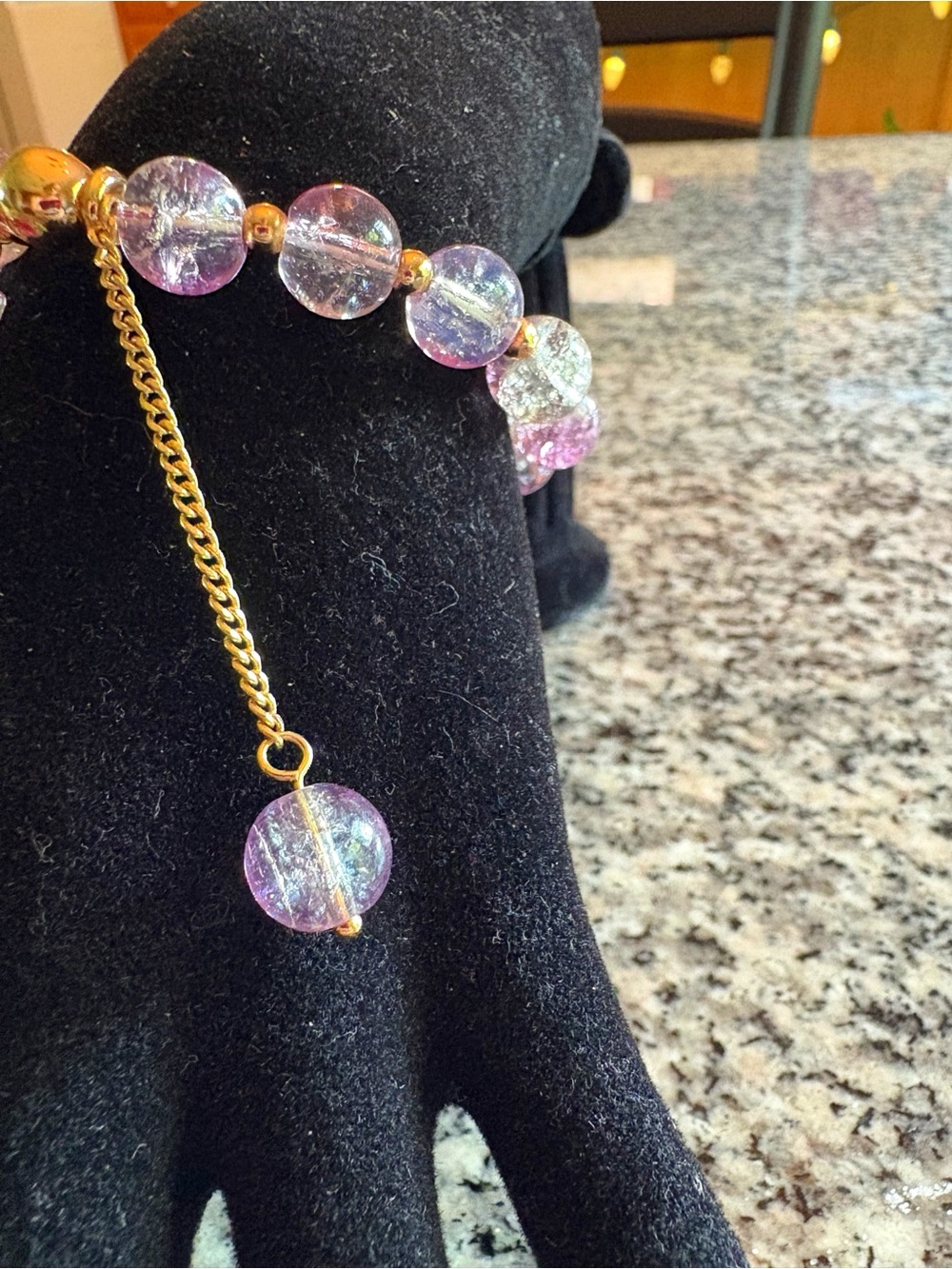 ♥️💖 NEW Floral Beaded Stretch Bracelet - Picture 6 of 7